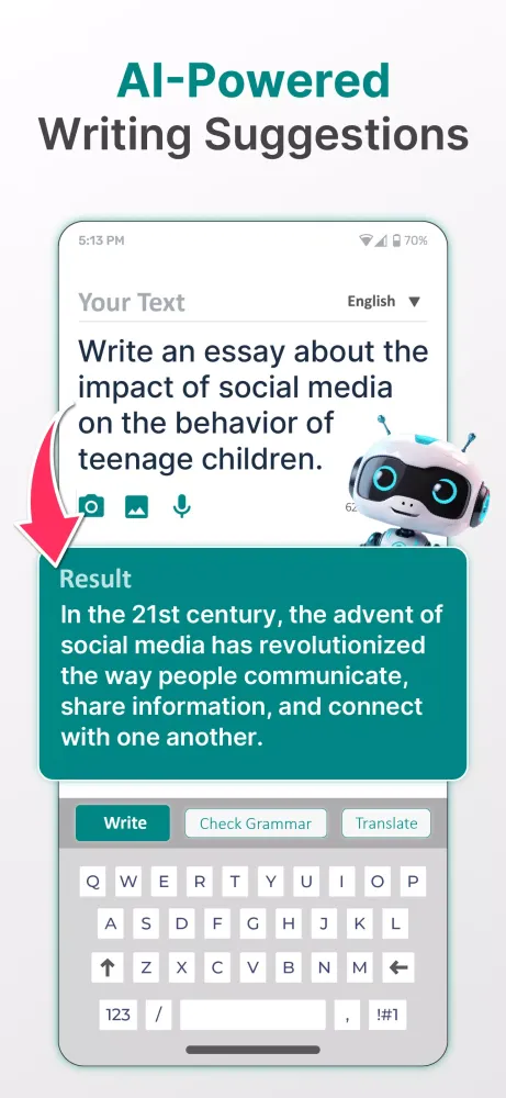 Grammar Check AI, Spell: Fixy应用截图