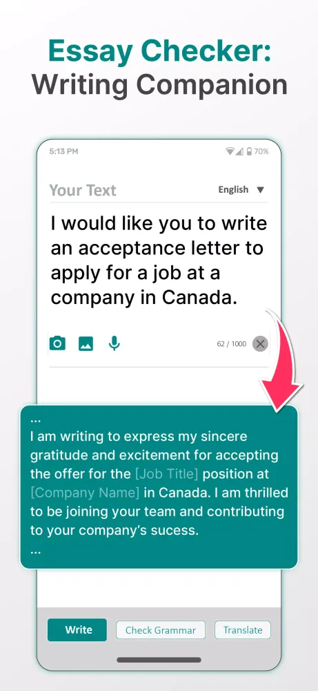 Grammar Check AI, Spell: Fixy应用截图
