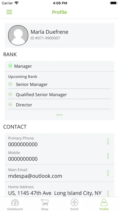NeoLife Backoffice Ekran Görüntüleri