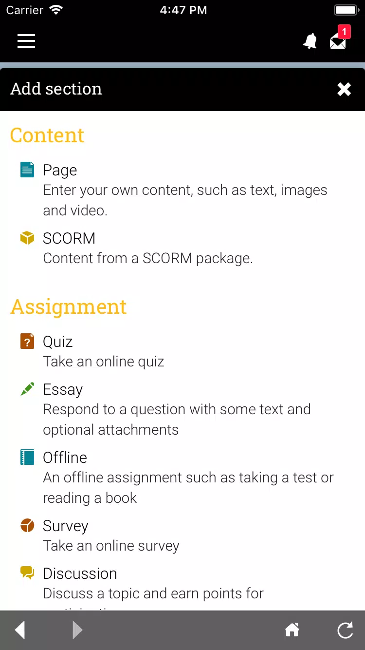BAC College LMS Screenshots4