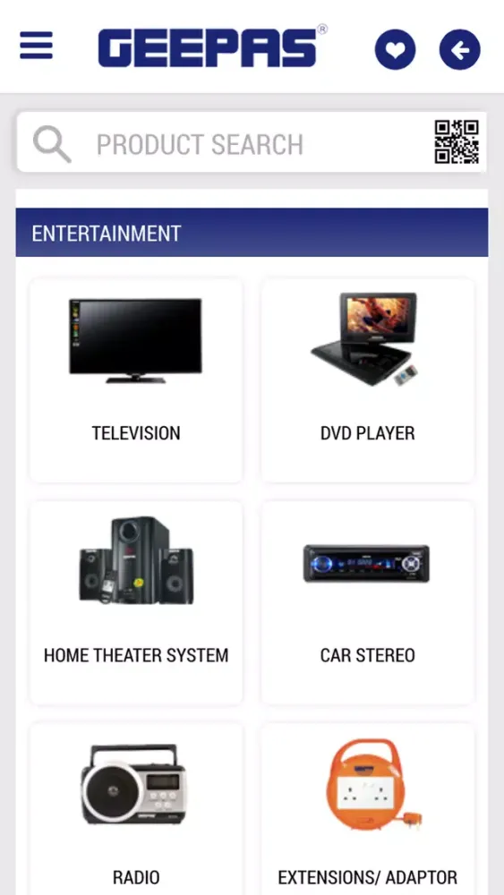 Geepas Catalogue App Ekran Görüntüleri