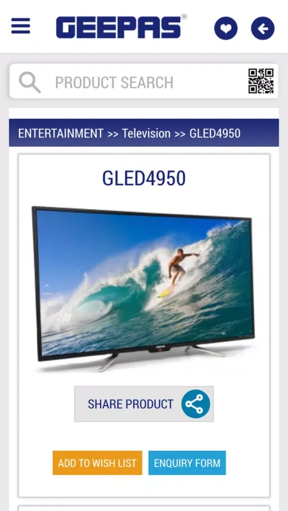 Geepas Catalogue App Ekran Görüntüleri