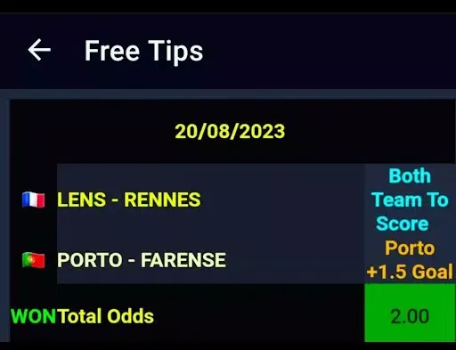 Captures d'écran de 777 Betting Tips