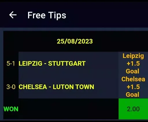 Captures d'écran de 777 Betting Tips