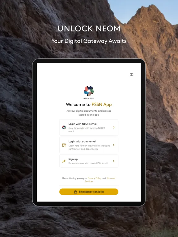 تصاویر Public Safety Services in NEOM iPad 