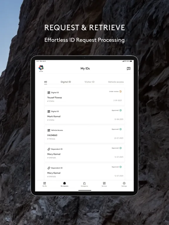 تصاویر Public Safety Services in NEOM iPad 