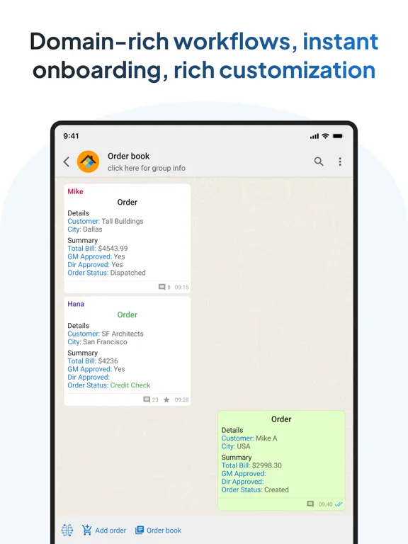 ภาพหน้าจอของ neome - Enterprise automation iPad 