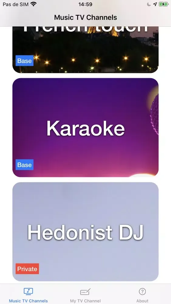 Скриншоты DJing music TV channels