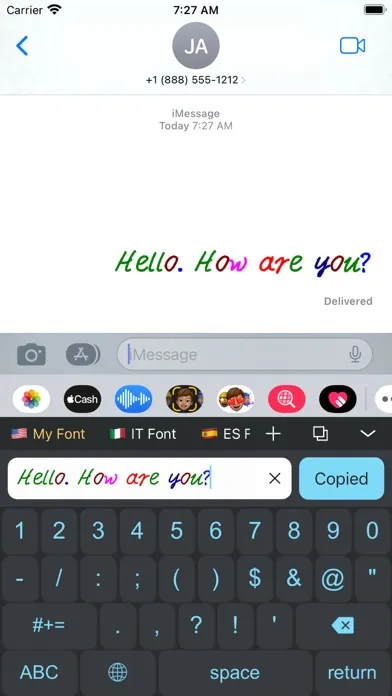 Neon Font: Keyboard Maker Screenshots
