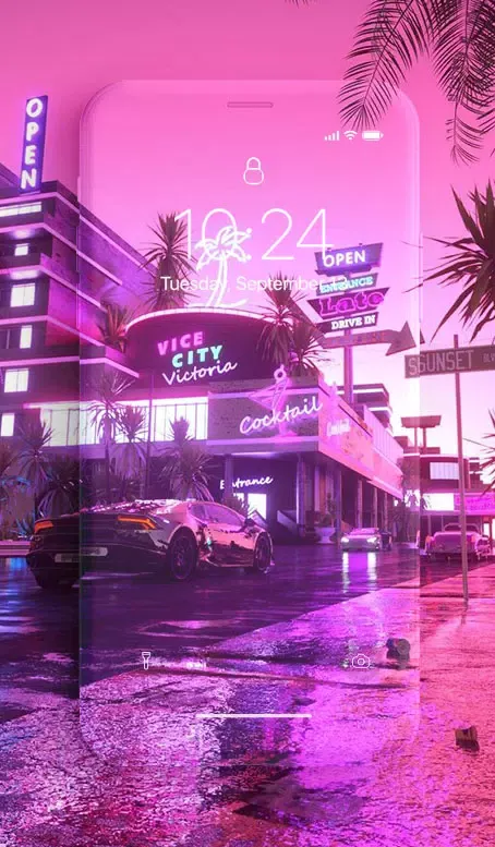 Neon Wallpaper سکرین شاٹس