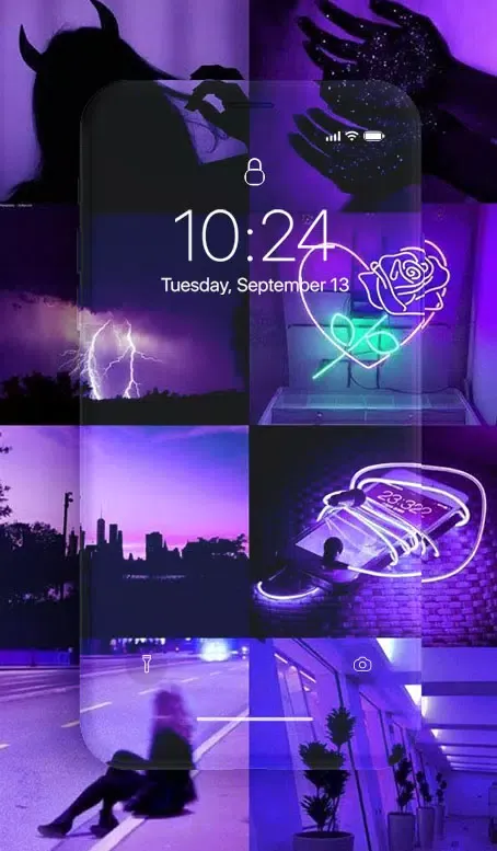 Neon Wallpaper سکرین شاٹس