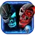 Neon Evil Skull 3D Theme Colle