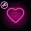 Neon hearts wallpaper 2025