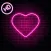 Neon hearts wallpaper 2025