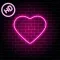 Neon hearts wallpaper 2025