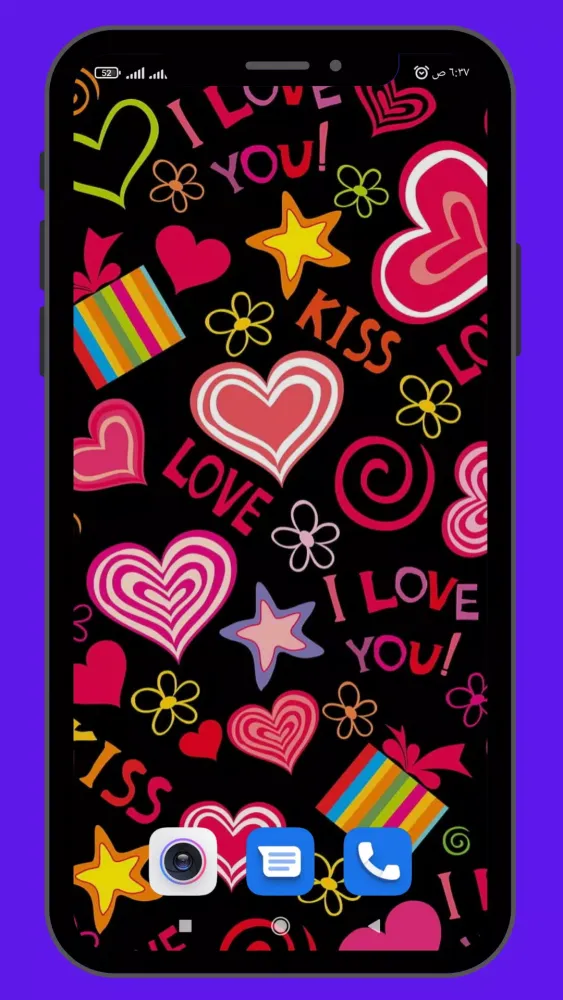 Neon hearts wallpaper 2025 Screenshots