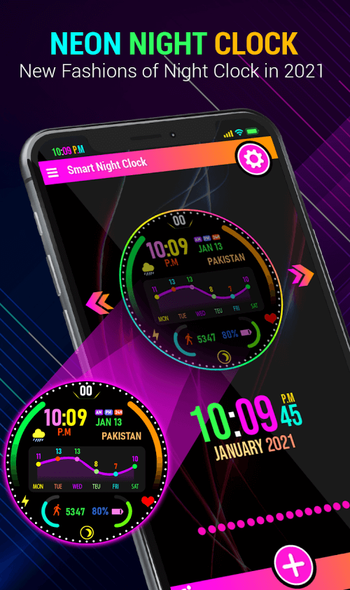 Neon Night Clock-screenshot-2