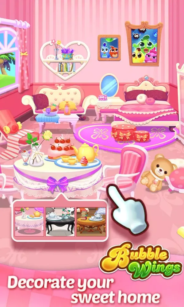 ภาพหน้าจอของ Bubble Wings