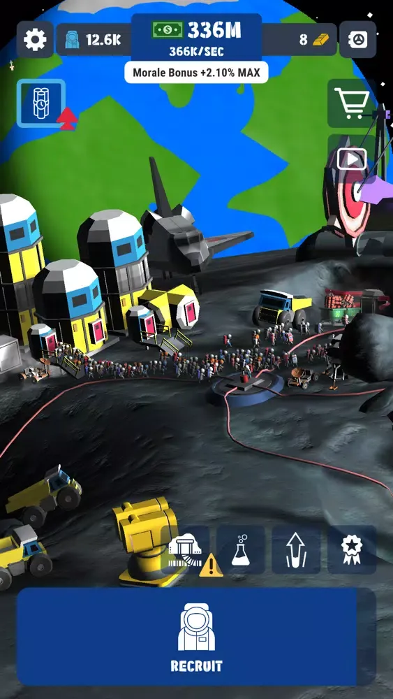 Tangkapan skrin Asteroid Armageddon!