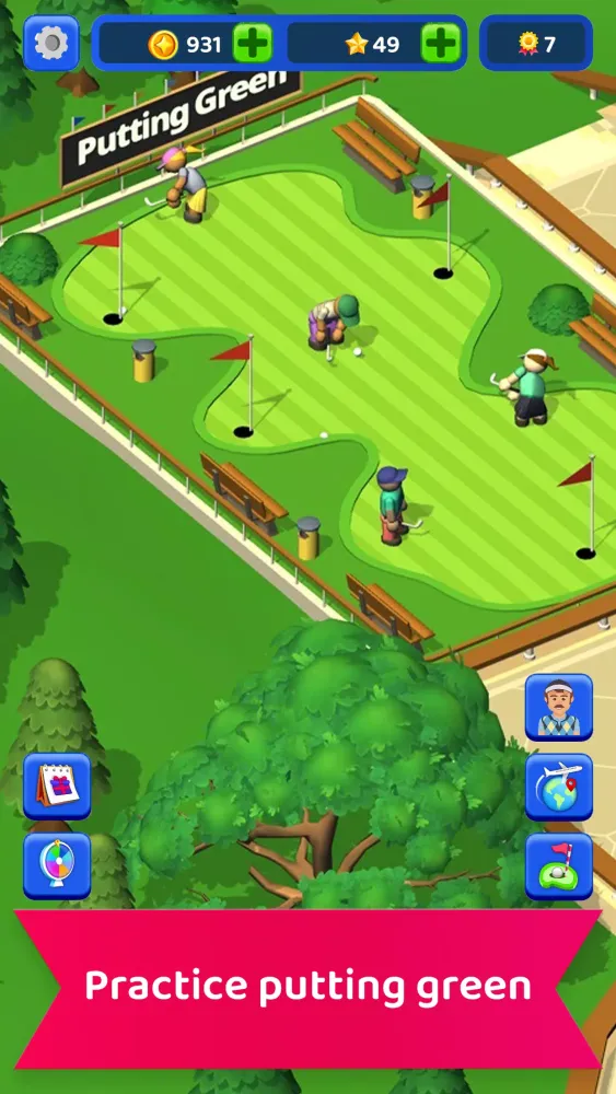 Captures d'écran de Idle Golf Club Manager Tycoon