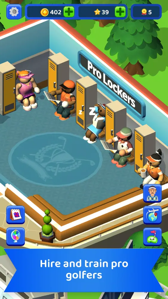 Captures d'écran de Idle Golf Club Manager Tycoon