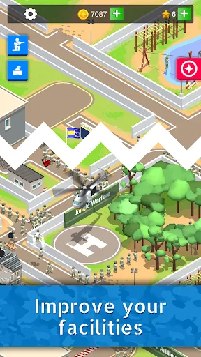 Idle Army Base: Tycoon Game 스크린샷