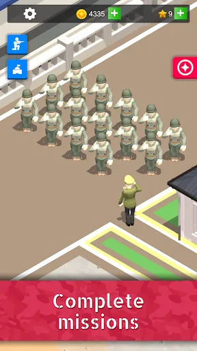 Idle Army Base: Tycoon Game 스크린샷
