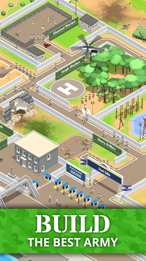 Idle Army Base-screenshot-1