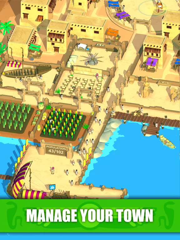 Capturas de pantalla de Idle Egypt Tycoon: Empire Game iPad 