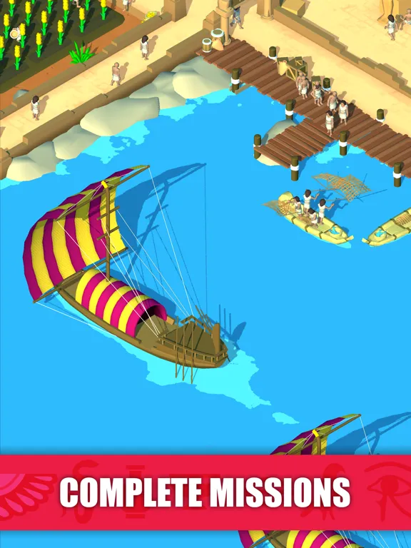 Capturas de pantalla de Idle Egypt Tycoon: Empire Game iPad 