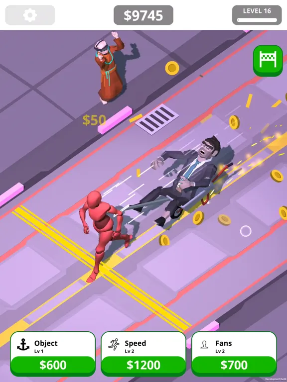 Idle Tap Strongman iPad  स्क्रीनशॉट