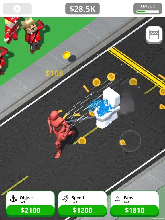 Idle Tap Strongman iPad  स्क्रीनशॉट