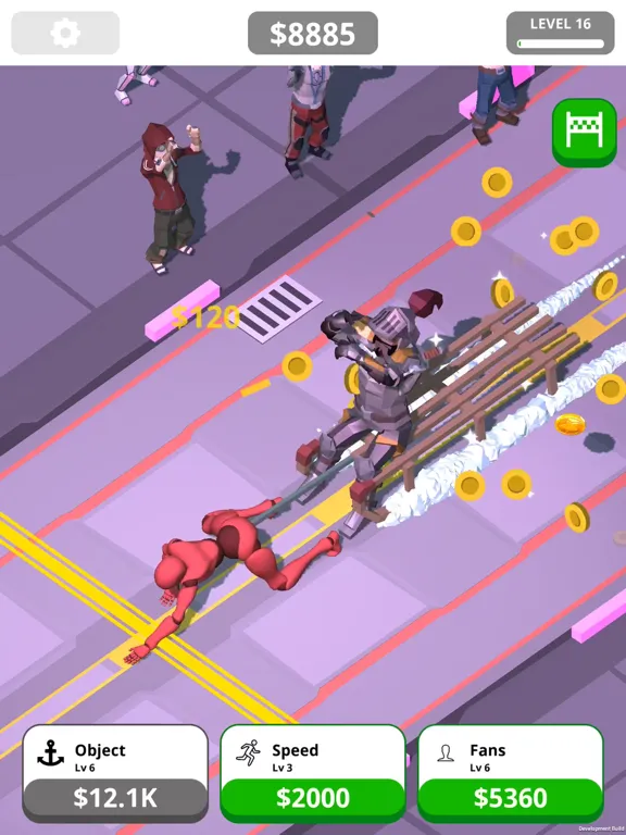 Idle Tap Strongman iPad  स्क्रीनशॉट