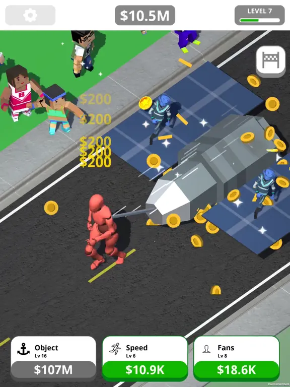 Idle Tap Strongman iPad  स्क्रीनशॉट