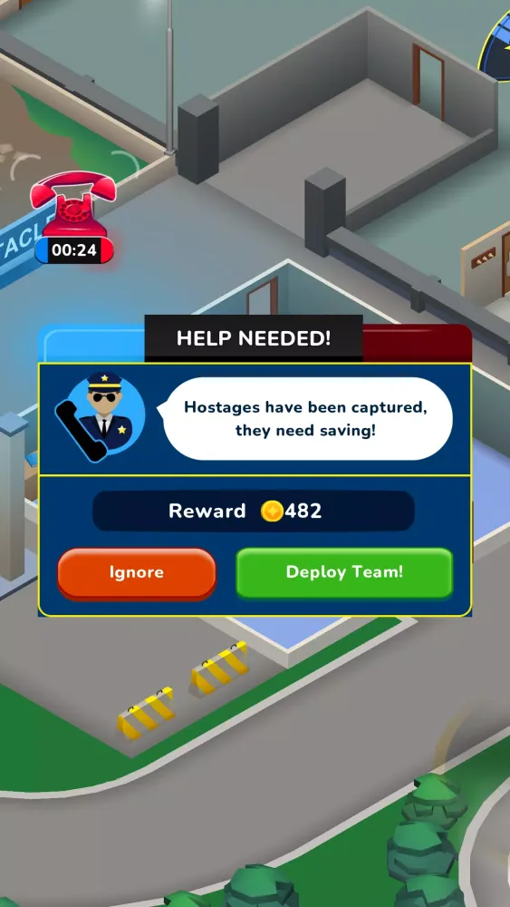 Capturas de tela do Idle SWAT Academy Tycoon