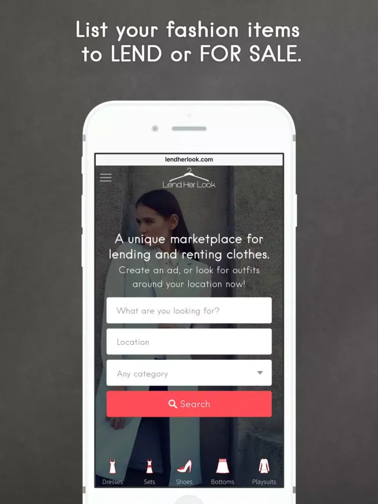Capturas de pantalla de Lend Her Look - Rent, Lend & Sell Clothes Online iPad 