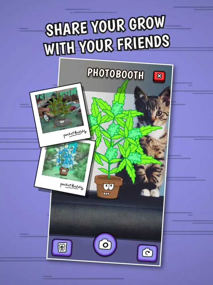 Pocket Buddy - Virtual Plant iPad  Screenshots