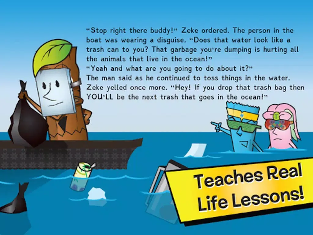 Tiki Beach Battle (Book #3 - Environmental Responsibility) - Neon Tiki Tribe - English Edition iPad  سکرین شاٹس