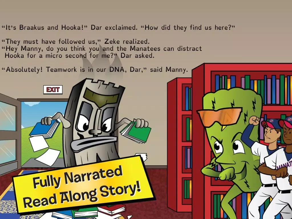 Captures d'écran de Home Run Pride: Reading with the Tribe (Book #12 - Family Literacy) - Neon Tiki Tribe - English iPad 