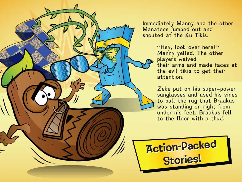 Captures d'écran de Home Run Pride: Reading with the Tribe (Book #12 - Family Literacy) - Neon Tiki Tribe - English iPad 