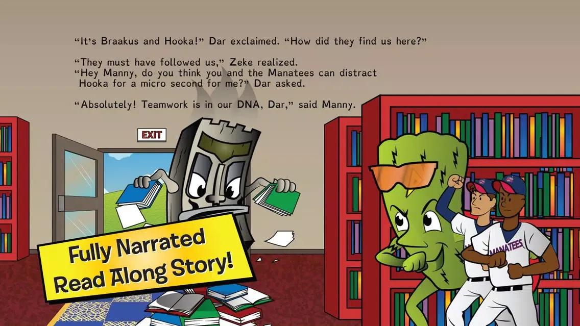 Captures d'écran de Home Run Pride: Reading with the Tribe (Book #12 - Family Literacy) - Neon Tiki Tribe - English