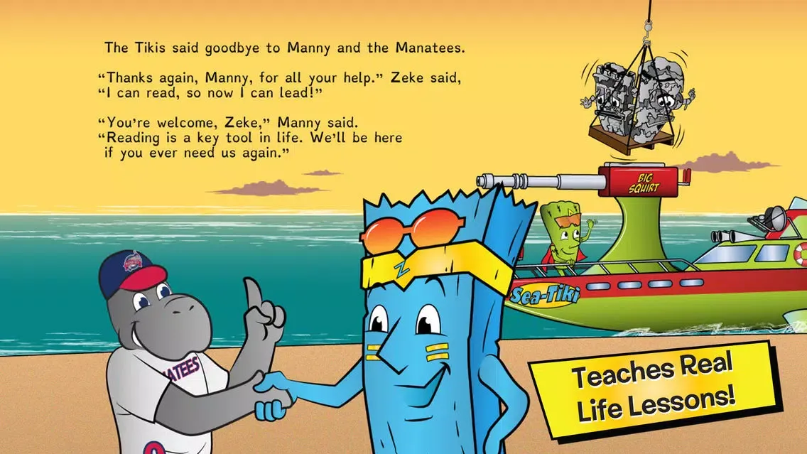 Captures d'écran de Home Run Pride: Reading with the Tribe (Book #12 - Family Literacy) - Neon Tiki Tribe - English