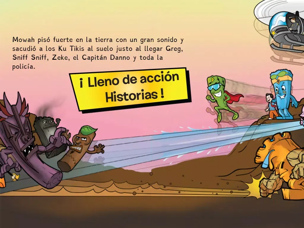 Tangkapan skrin Desconocidos: El Secuestro Ku - Neon Tiki Tribe - Espanol iPad 