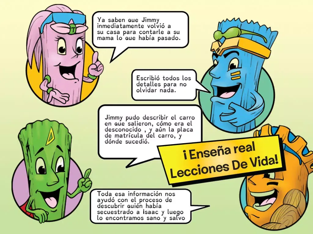 Tangkapan skrin Desconocidos: El Secuestro Ku - Neon Tiki Tribe - Espanol iPad 