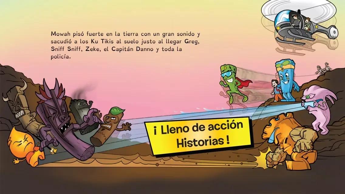 Tangkapan skrin Desconocidos: El Secuestro Ku - Neon Tiki Tribe - Espanol