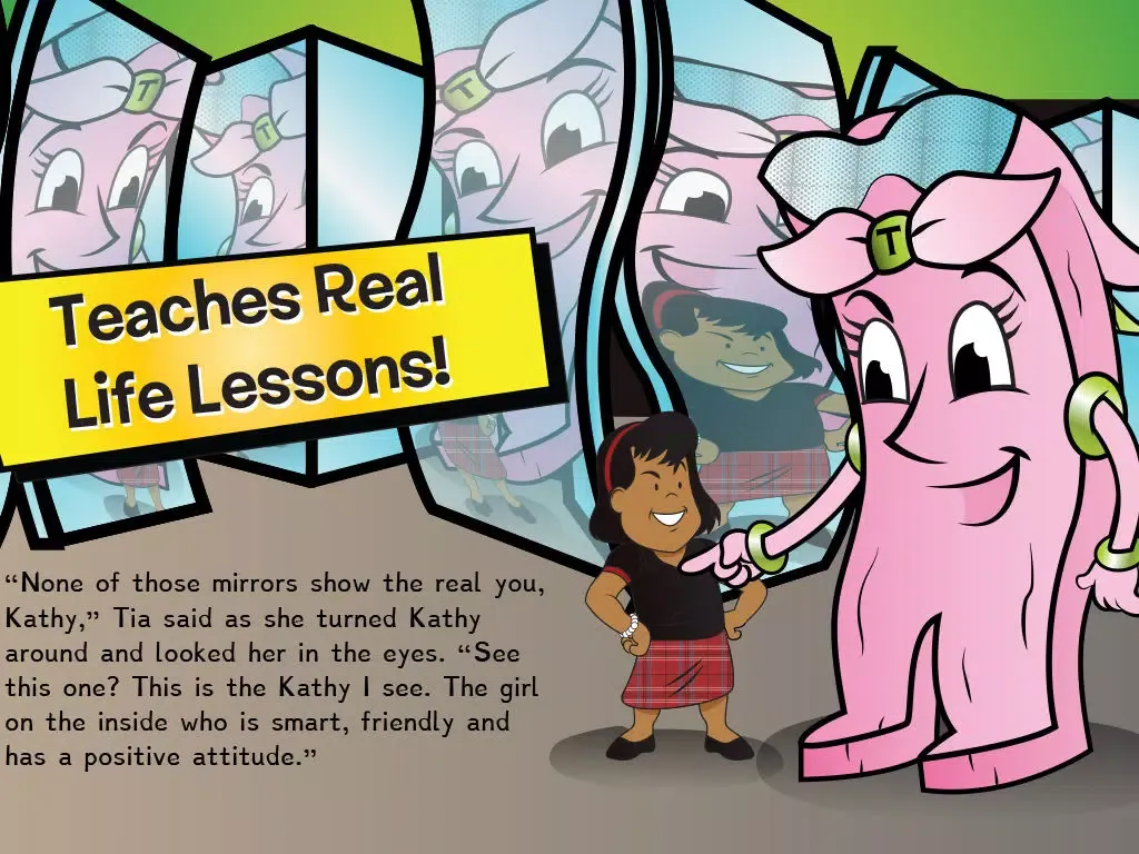 Tia and the A-Maze-Ing Mirrors (Book #11 - Self Image) - Neon Tiki Tribe - English Edition iPad 應用截圖