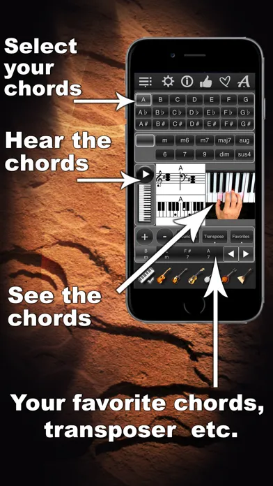 Tangkapan skrin Chords Maestro Base