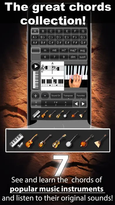Tangkapan skrin Chords Maestro Base