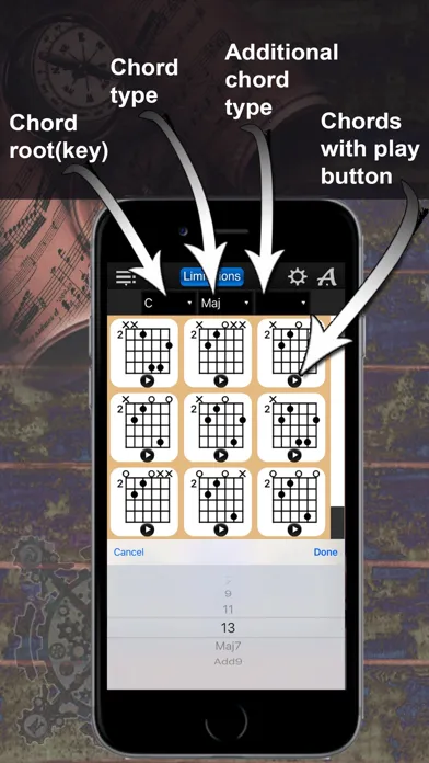 Guitar Chords Compass Lite应用截图
