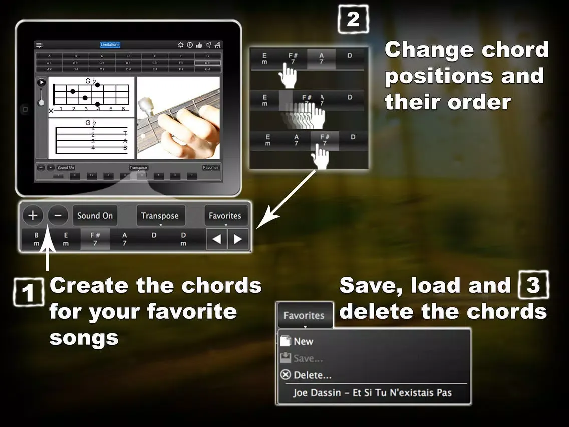 Capturas de tela do Banjo Chords Lite iPad 